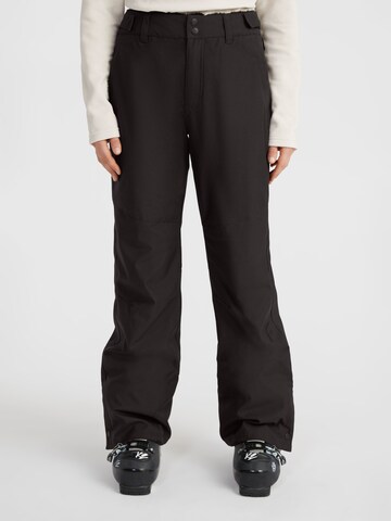 O'NEILL Regular Outdoor trousers 'Star' in Black: front