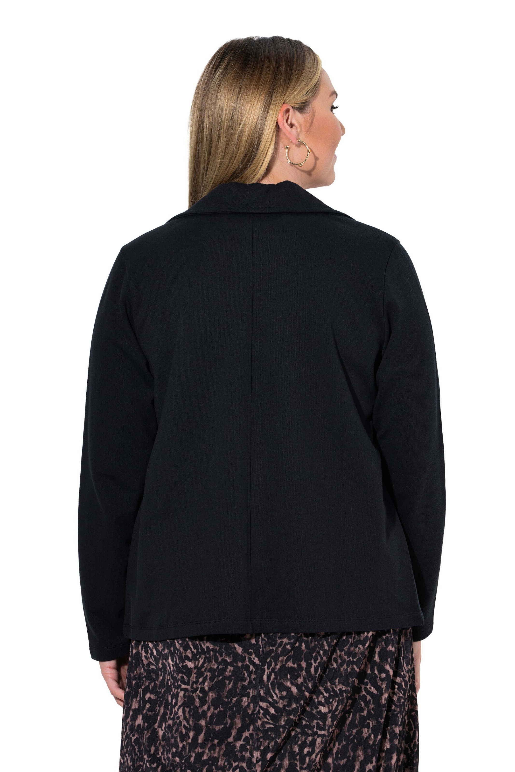 MIAMODA Sweatjacke in Schwarz
