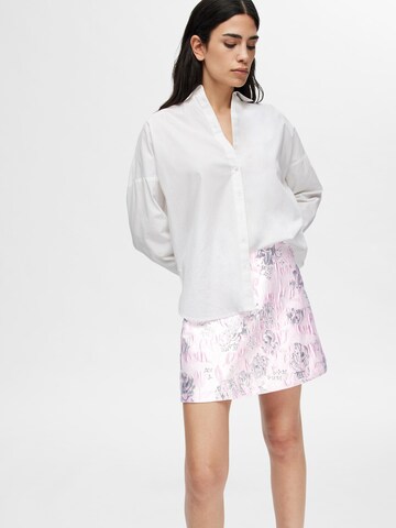 Jupe SELECTED en rose