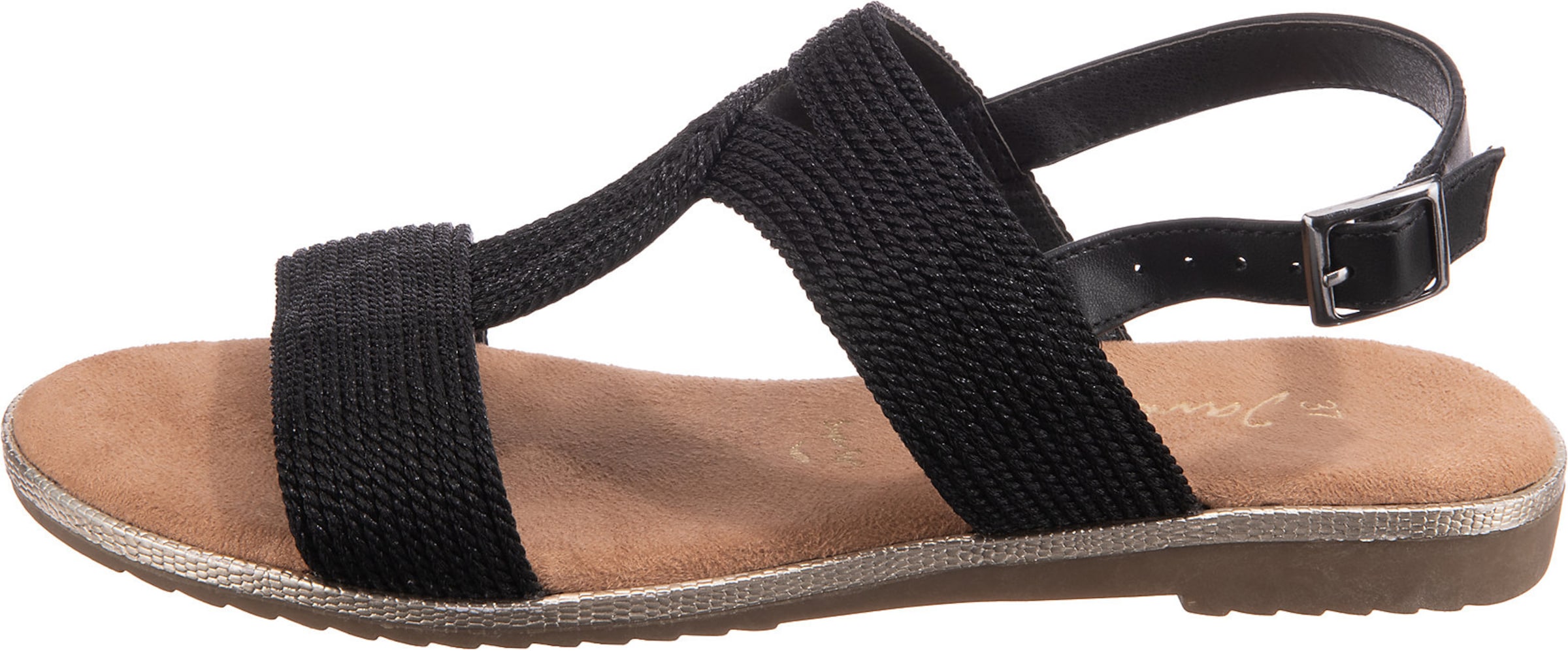 JANE KLAIN Sandale in Schwarz