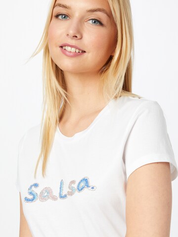 T-shirt Salsa Jeans en blanc