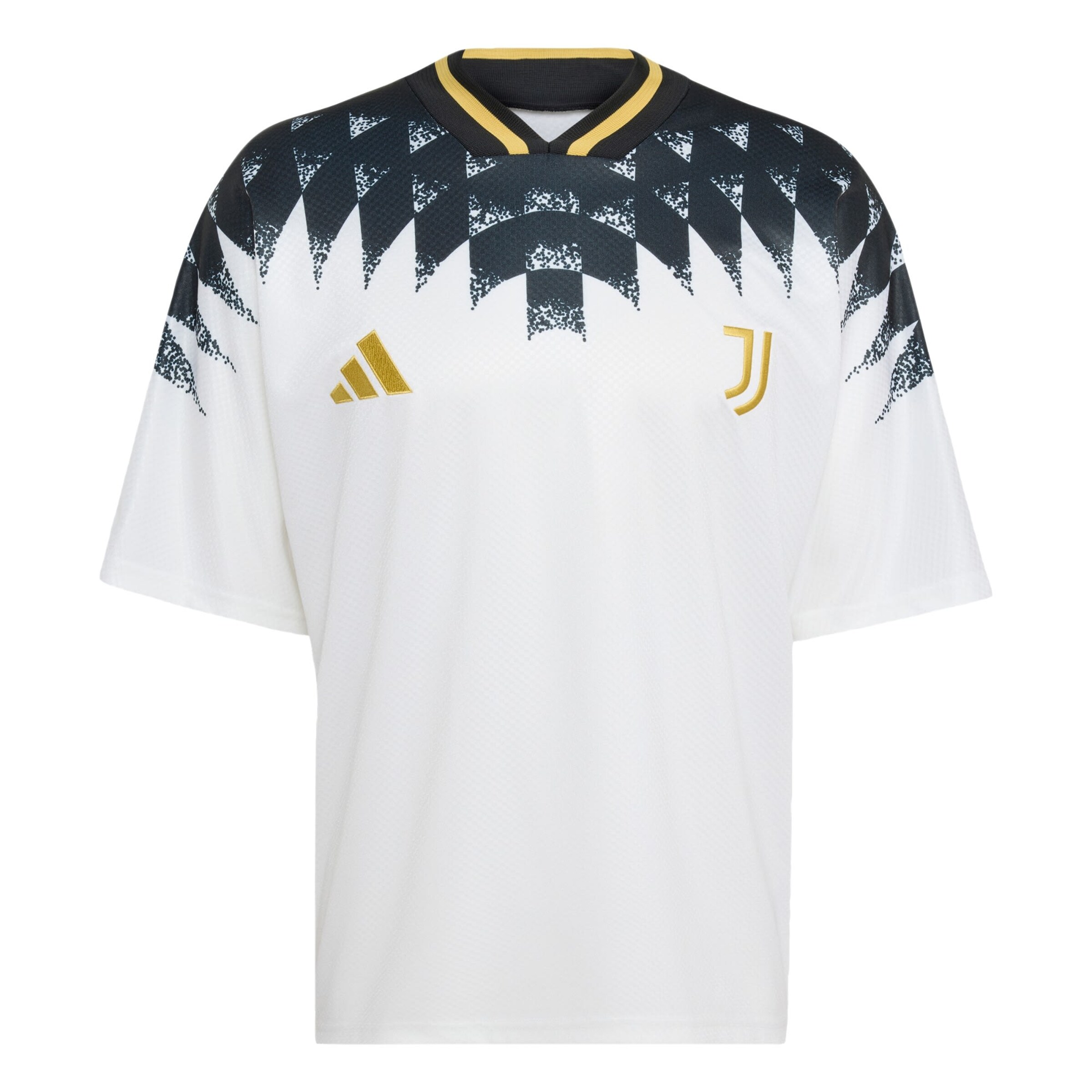 ADIDAS PERFORMANCE Maillot 'Juventus Turin Stadium' en XS en jaune foncé / noir / blanc, Vue avec produit