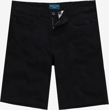 Boston Park Shorts in Schwarz: Vorderseite
