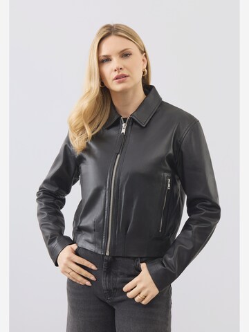 Veste mi-saison ' Flora Bomber ' Bolongaro Trevor en noir : devant