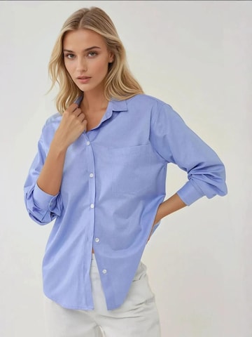 Camicia da donna di Hiccup in blu: frontale
