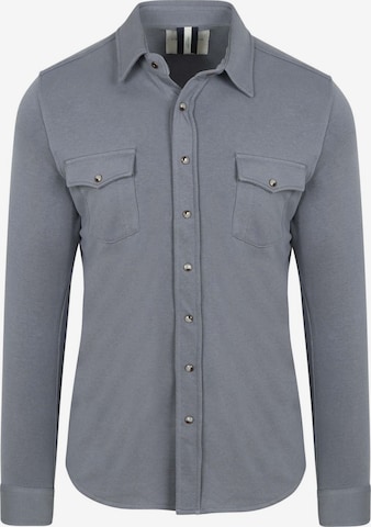 Vestes en maille Profuomo en bleu : devant