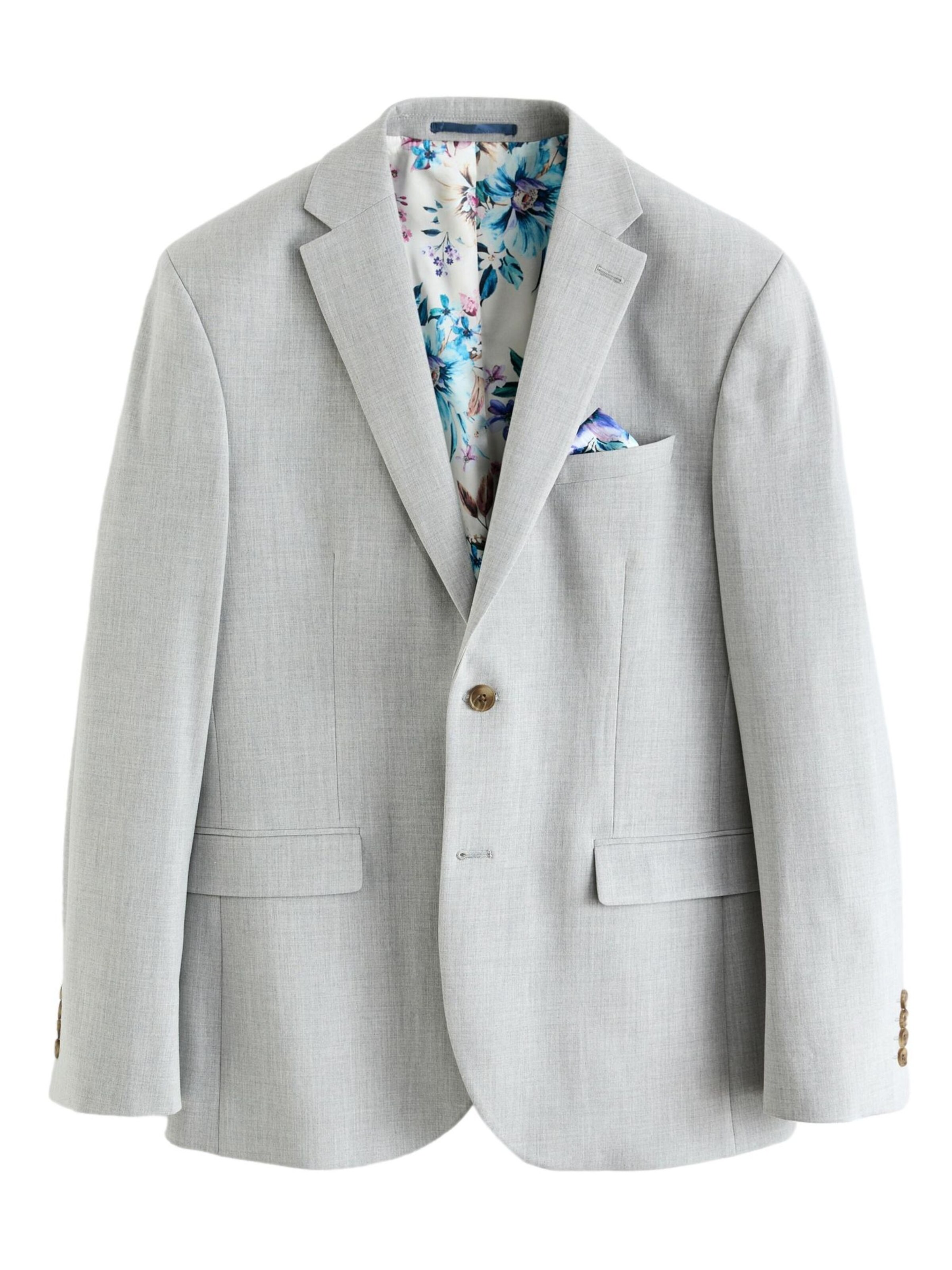 Next Slim Fit Pikkutakki värissä harmaa: etupuoli