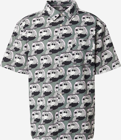 Iriedaily Paita 'Resorio' värissä khaki / vaalea pinkki / musta / valkoinen, Tuotenäkymä