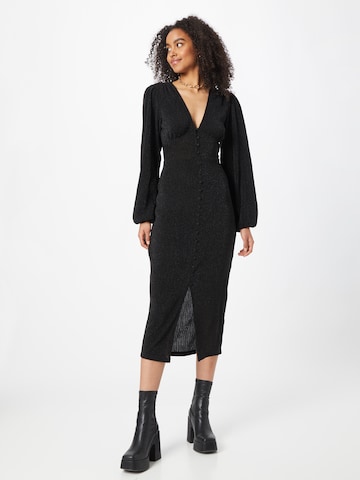 Robe-chemise 'Mindy' Gina Tricot en noir : devant