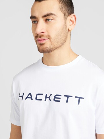 Hackett London Koszulka 'ESSENTIAL' w kolorze biały
