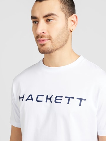 Hackett London Тениска 'ESSENTIAL' в бяло