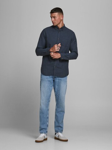 JACK & JONES Slim Fit Hemd in Blau