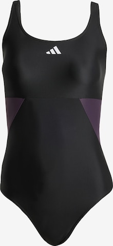 ADIDAS PERFORMANCEBustier Sportski kupaći kostim 'Colorblock C-Back' - crna boja: prednji dio