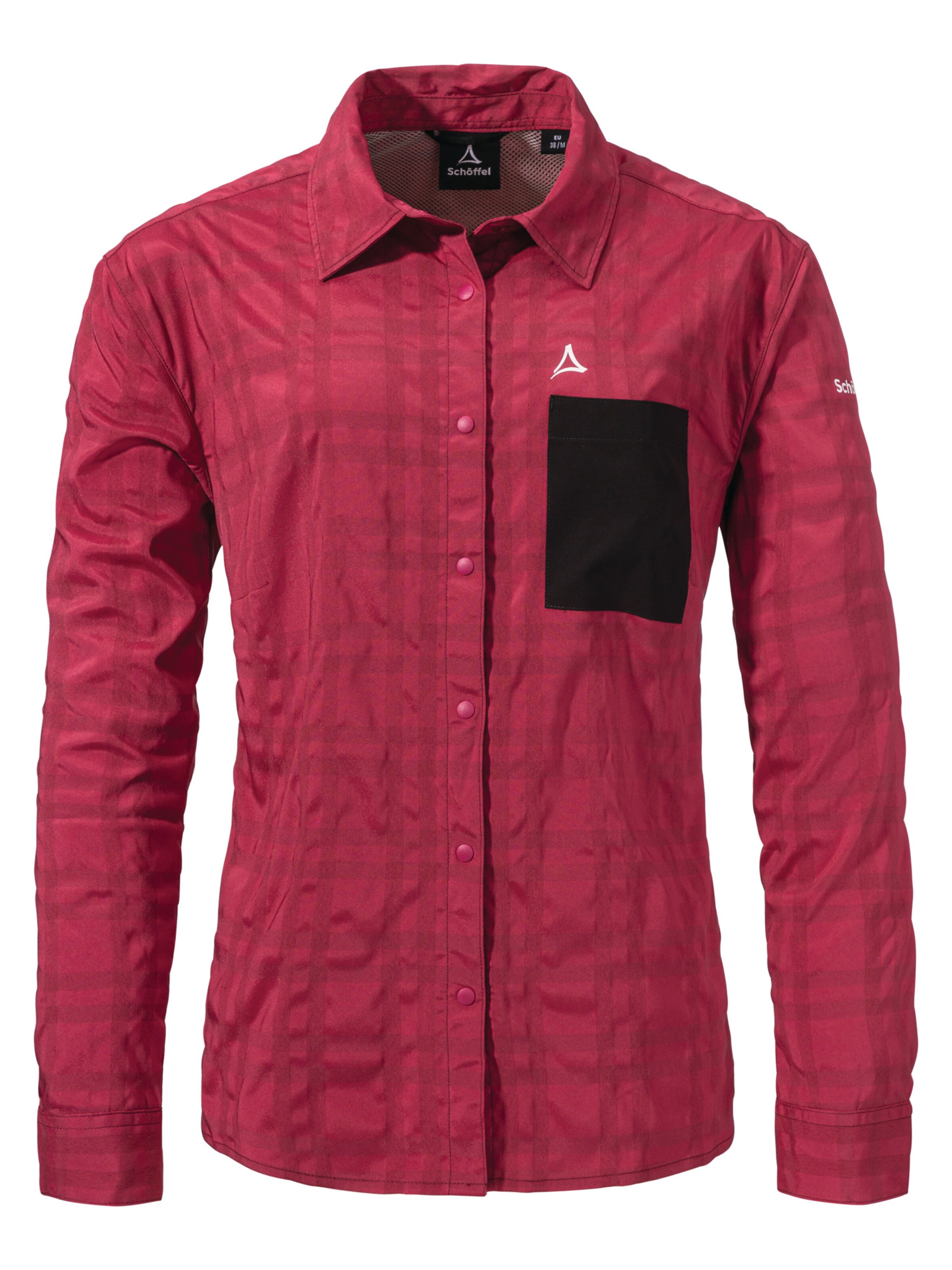 Schöffel Blusen ' Bike Blouse Style Jalpuh WMS ' in Rot: Vorderseite