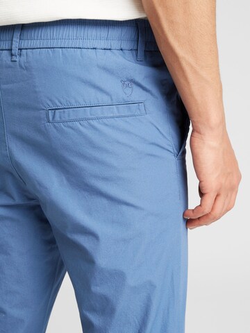 KnowledgeCotton Apparel Regular Trousers in Blue