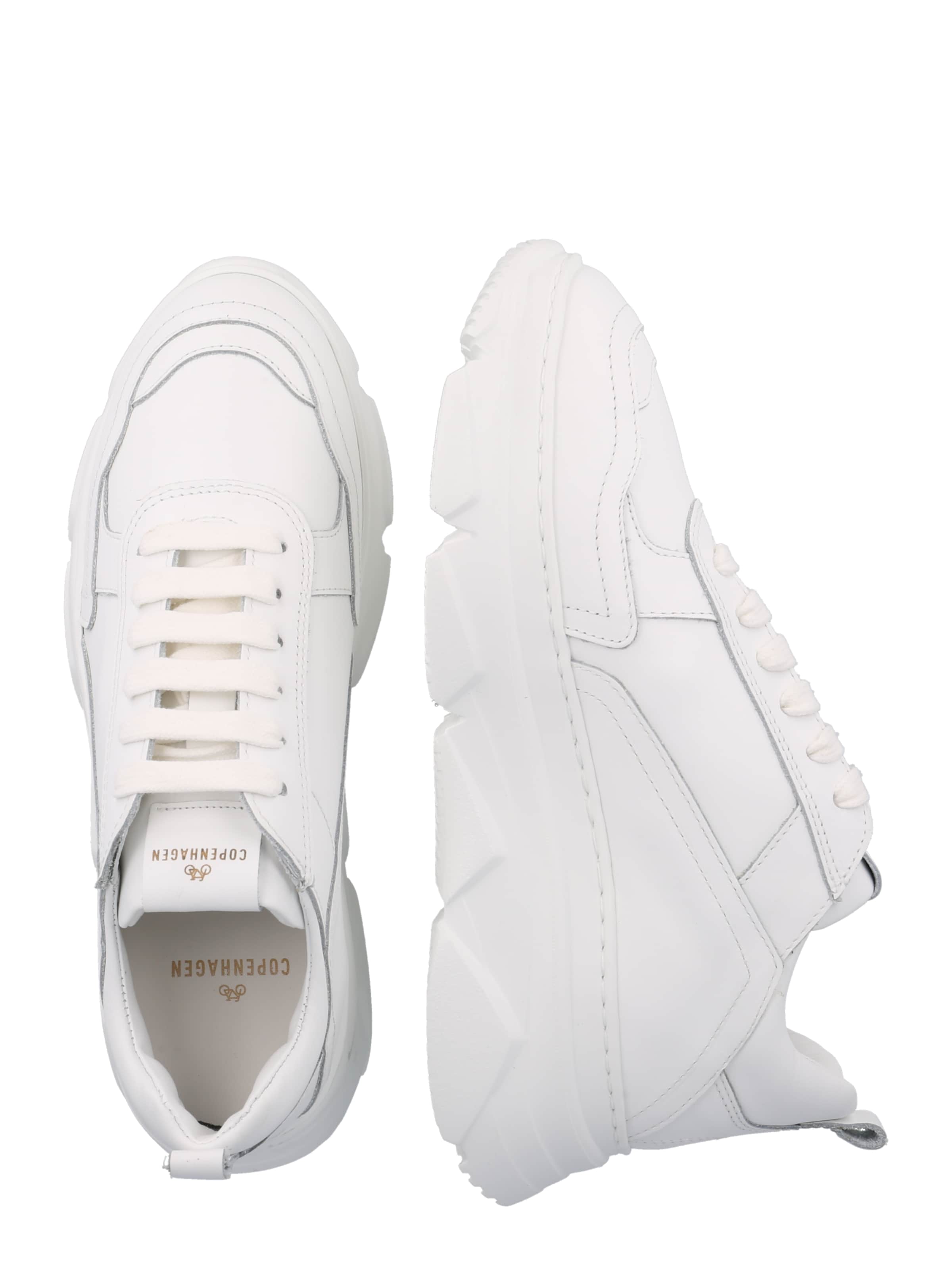 Copenhagen Studios Trampki niskie w kolorze biały