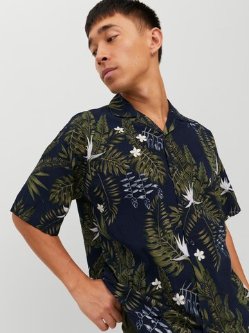 JACK & JONES - Ajuste confortable Camisa en azul