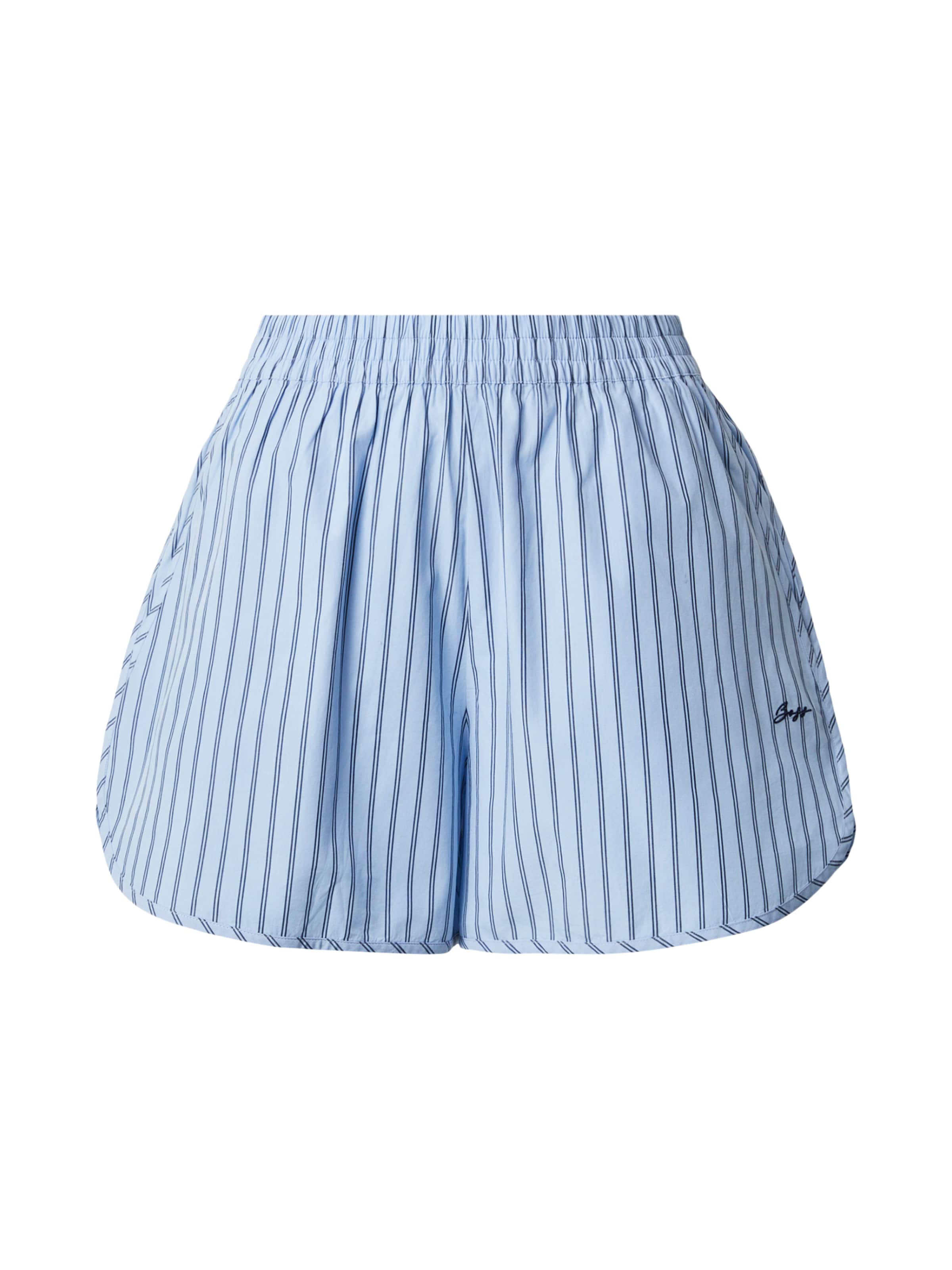 BOSS Loose fit Trousers 'C_Tiplyna' in Blue: front