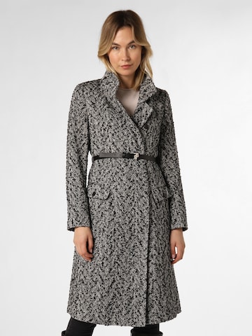 BOSS Black Between-Seasons Coat in Black: front