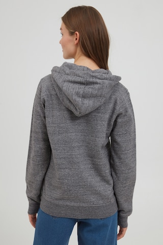 Oxmo Zip-Up Hoodie 'HELNA' in Grey