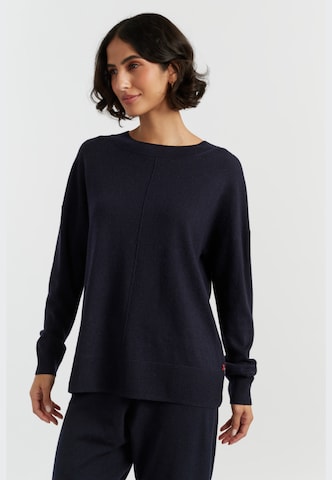 Chinti & Parker Svetr – modrá: přední strana