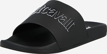 juoda Just Cavalli Šlepetės 'FONDO POOL DIS. 01': priekis