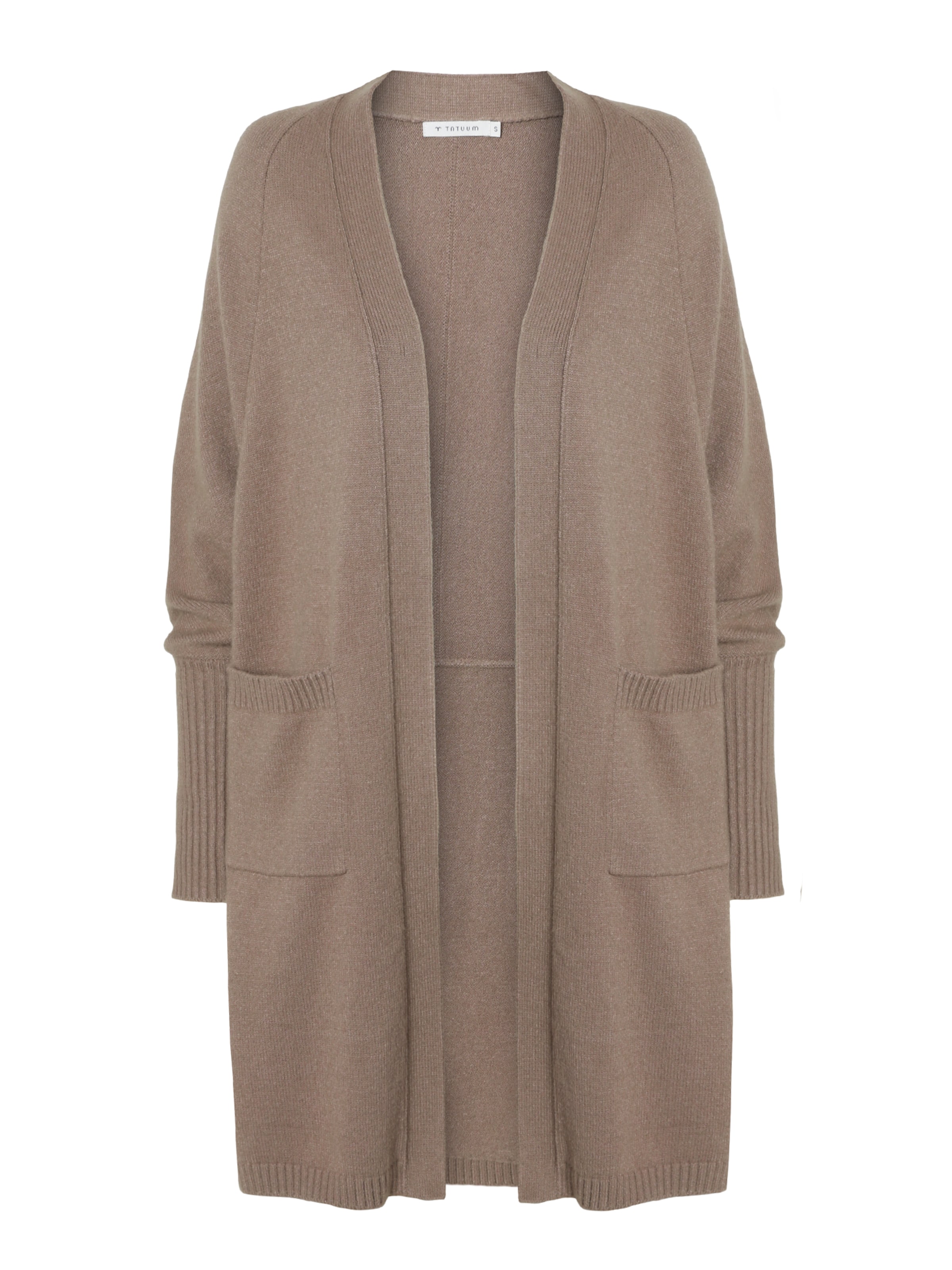 bēšs TATUUM Adīta jaka &#x27;JAZIRO 1&#x27;: no priekšpuses