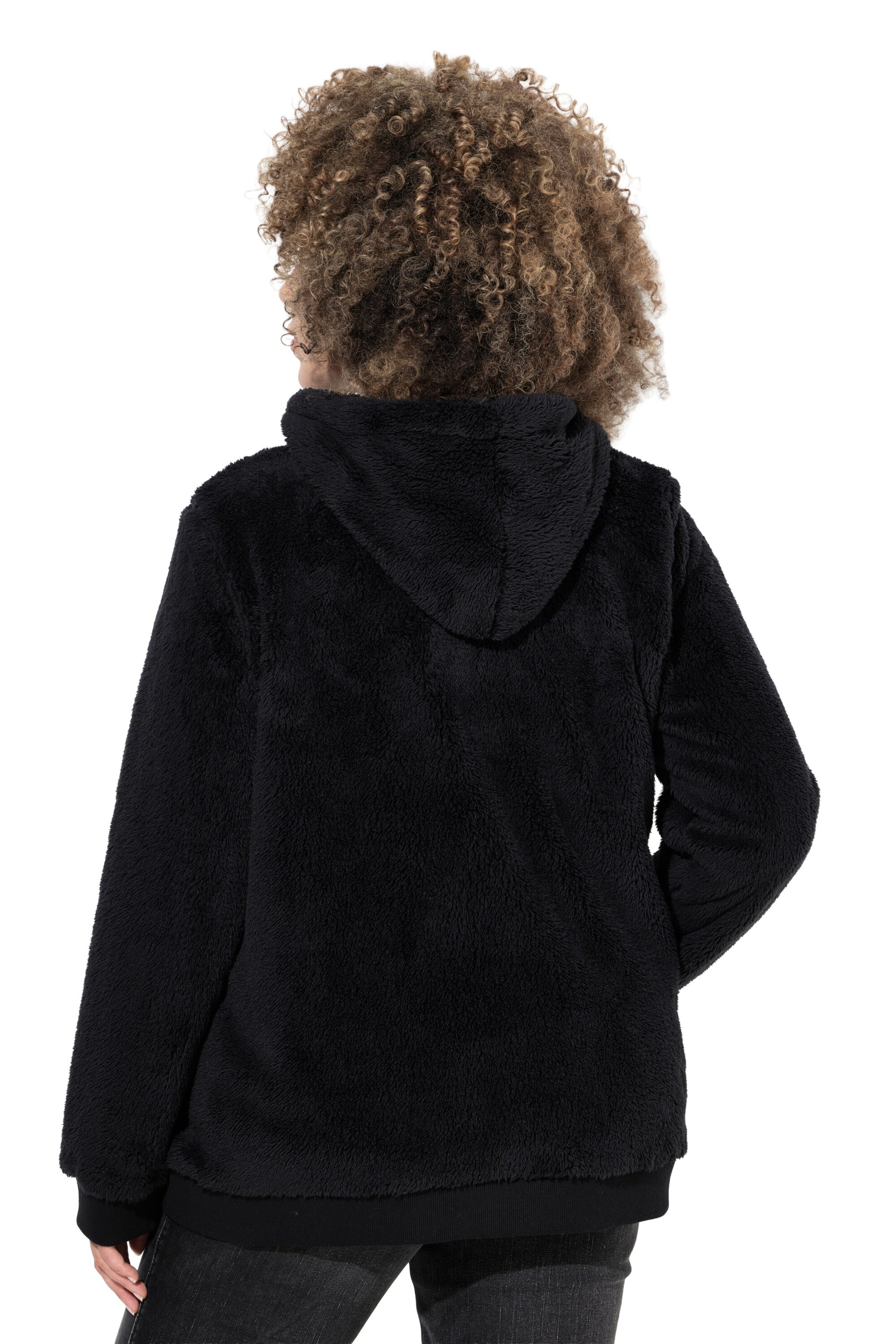 Ulla Popken Sweat jacket in Black