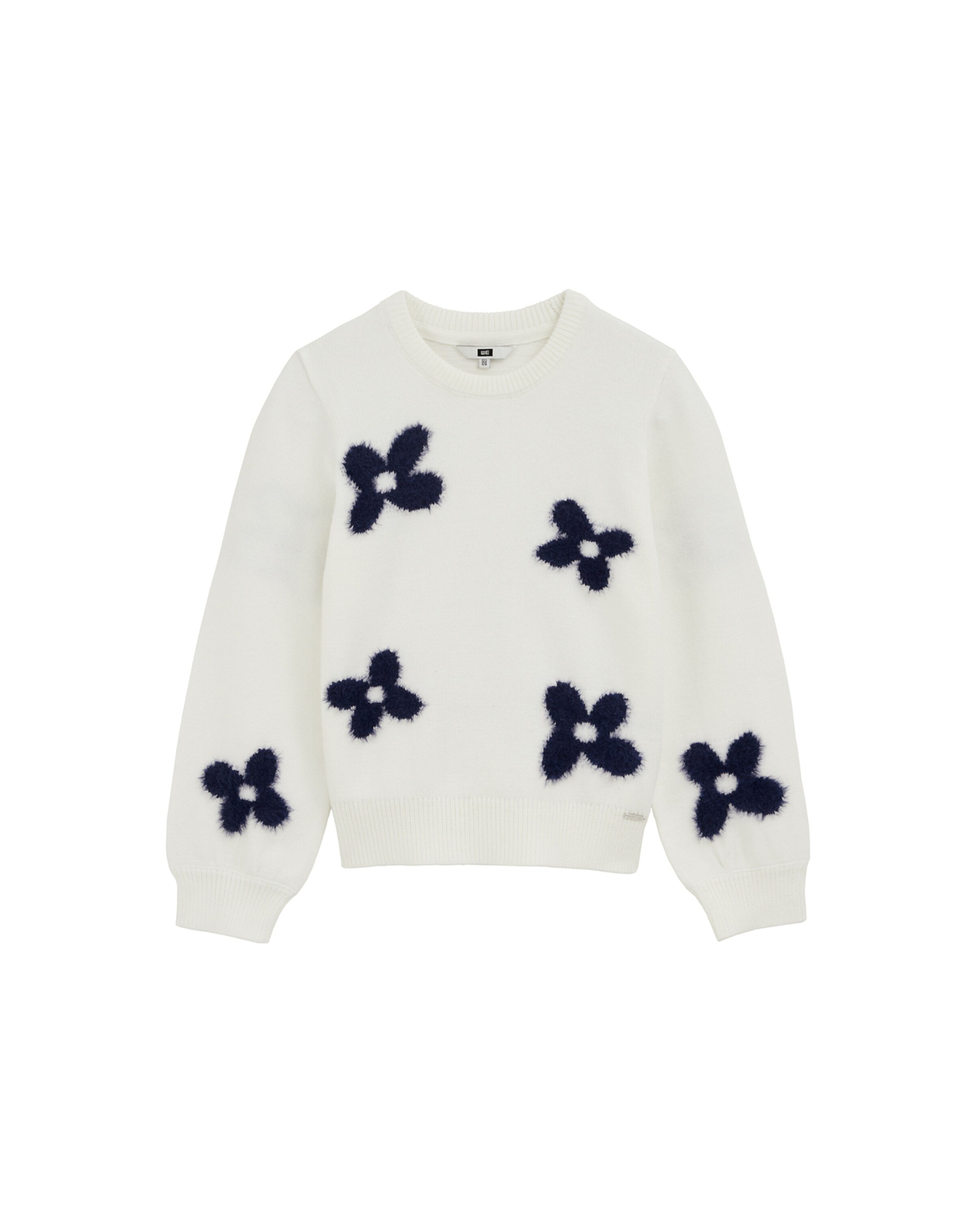 Pulover de la WE Fashion pe alb: față