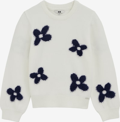 WE Fashion Neulepaita värissä yönsininen / valkoinen, Tuotenäkymä