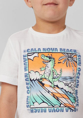 T-Shirt s.Oliver en blanc