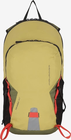Piquadro Backpack 'Foldable' in Yellow: front