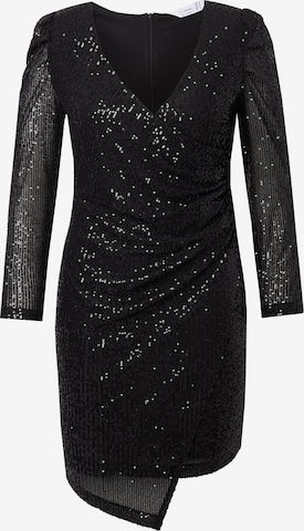 Robe de cocktail MIAMODA en noir : devant