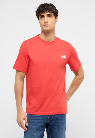 MUSTANG T-Shirt 'Austin' in Rot: Vorderseite