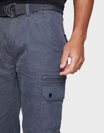 Coupe slim Pantalon cargo 'Pane' Threadbare en bleu