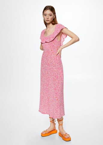 MANGO Summer Dress 'Soraya' in Pink