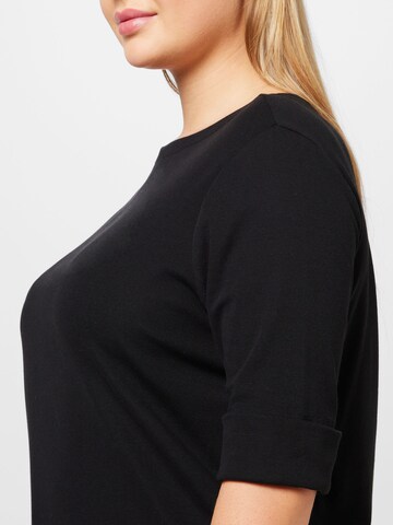 Lauren Ralph Lauren Plus Μπλουζάκι 'JUDY' σε μαύρο