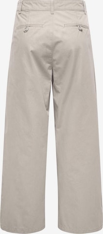 Only Tall Loose fit Pleat-front trousers 'ETTIE' in Grey