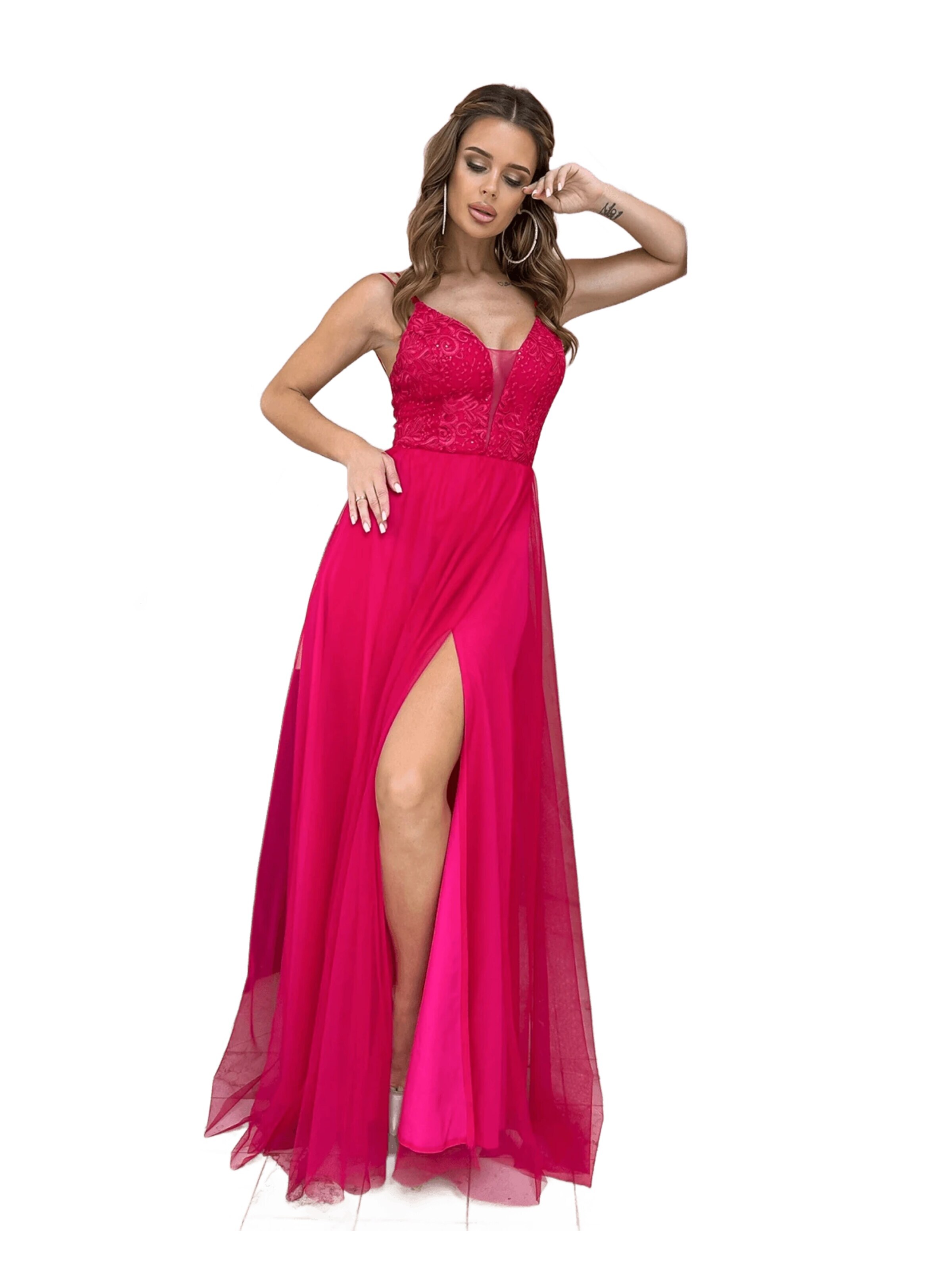 bicotone Kleid '188220'‌‌ in Pink: Vorderseite