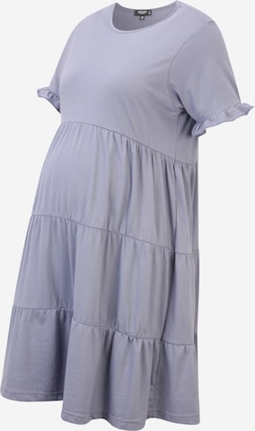 Missguided Maternity Dress in Blue: front