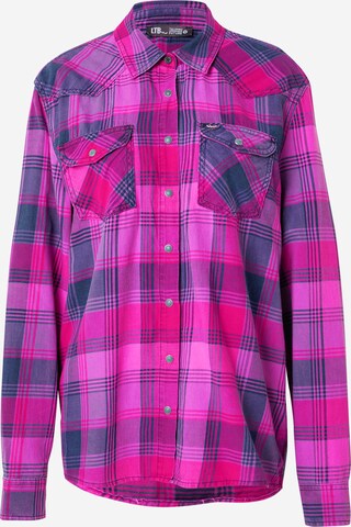 Camicia da donna 'NOVA' di LTB in rosa: frontale