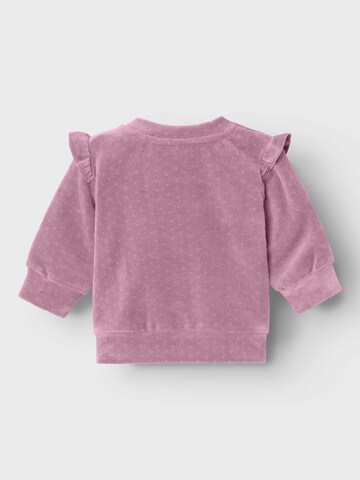 NAME IT Sweatshirt 'NEW' in Lila