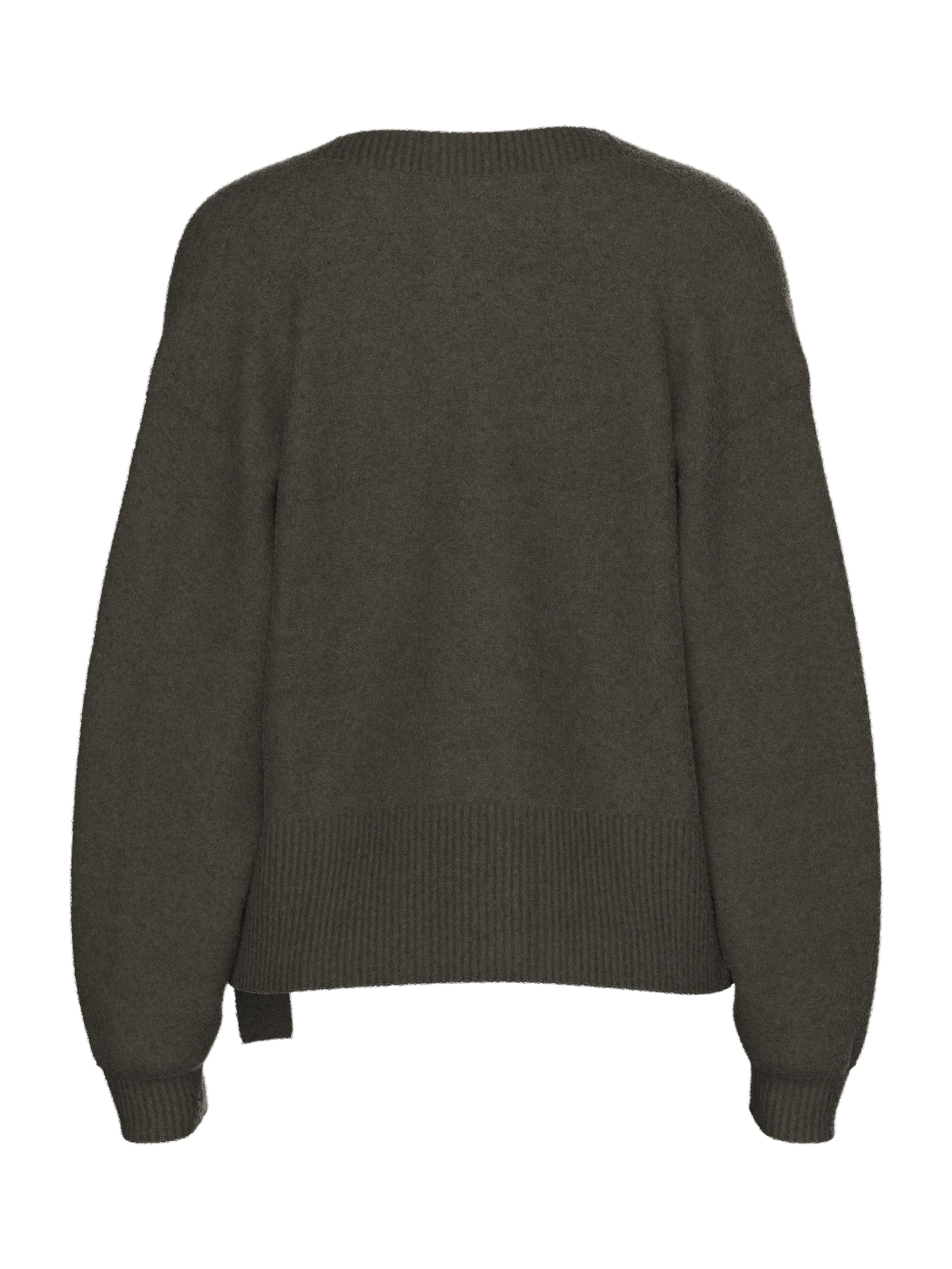 PIECES Вязаная кофта 'PCMALOU' в Коричневый