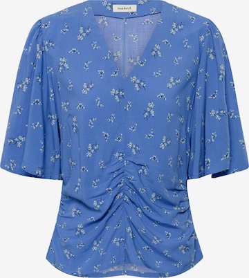 SOAKED IN LUXURY Bluse 'SLArjana' in Blau: Vorderseite