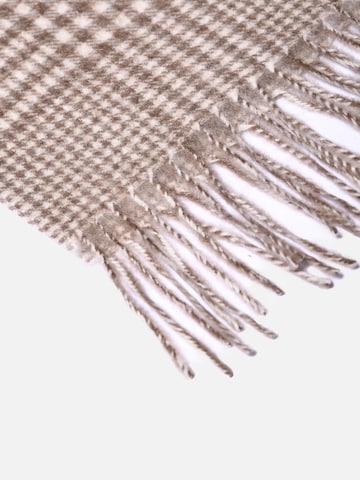 MayTree Schal 'Hahnentritt' in Beige