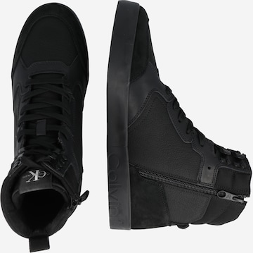 Sneaker înalt de la Calvin Klein Jeans pe negru