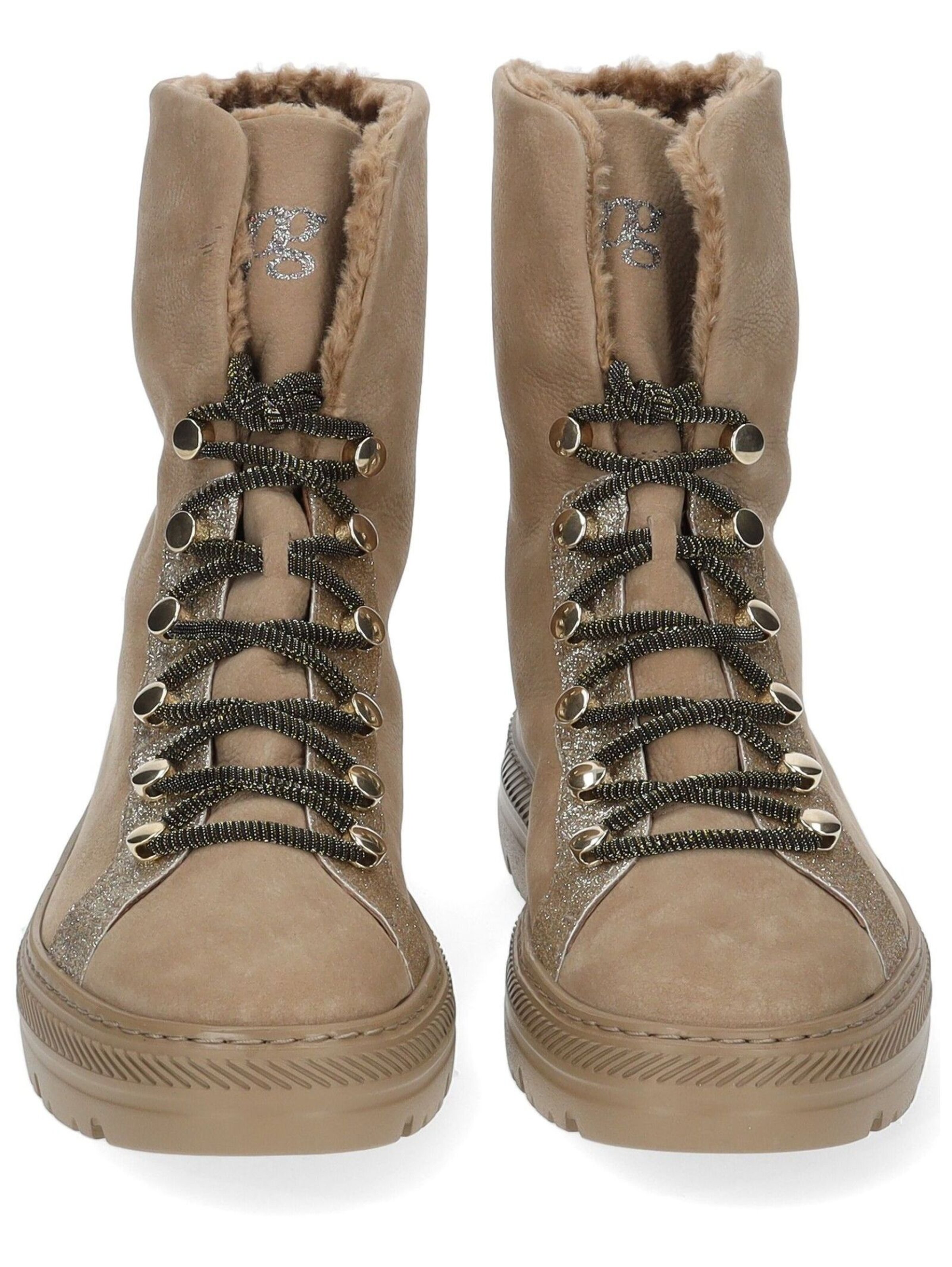 Paul Green Schnürstiefelette in Beige