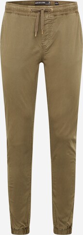 INDICODE JEANS Tapered Pants 'Fields' in Green: front