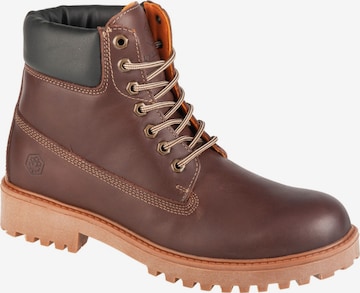 Bottines à lacets 'Lumberjack River 2' Lumberjack en marron : devant
