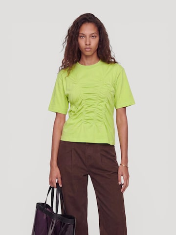EDITED Shirt 'Edith' in Grün: Vorderseite